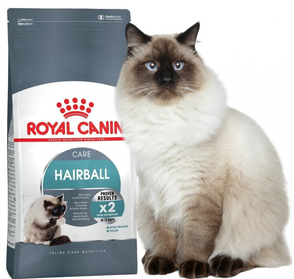 Сухой корм ROYAL CANIN Hairball Care, для взрослых кошек для профилактики  образования волосяных комочков, 2кг - MARUS MARKET
