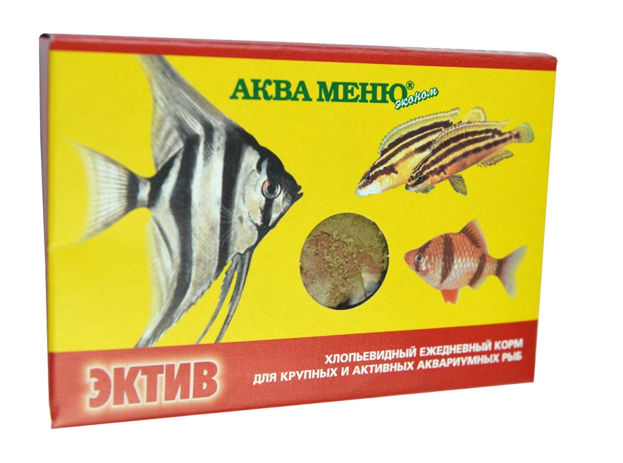 Сухой корм Аква меню ЭКТИВ, для крупных и активных аквариумных рыб, 11г.