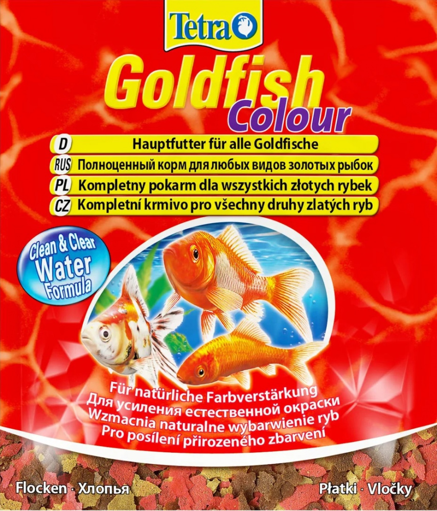 Сухой корм Tetra Goldfish Colour, для всех золотых рыбок, для улучшения окраски, 12г.